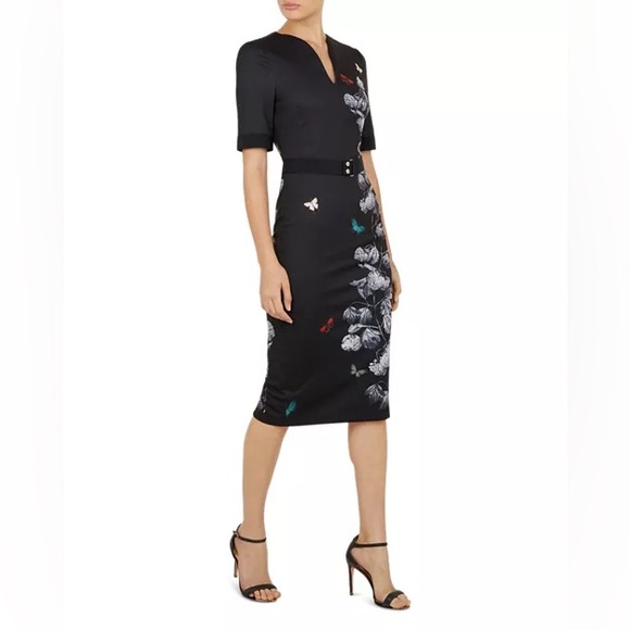 Ted Baker Dresses & Skirts - TED BAKER Niliano Narrnia Bodycon Dress - Sz 1